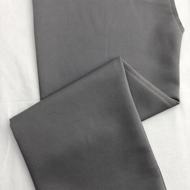 Factory Custom Fashion Double Layer Cotton Polyester Spandex Fabric