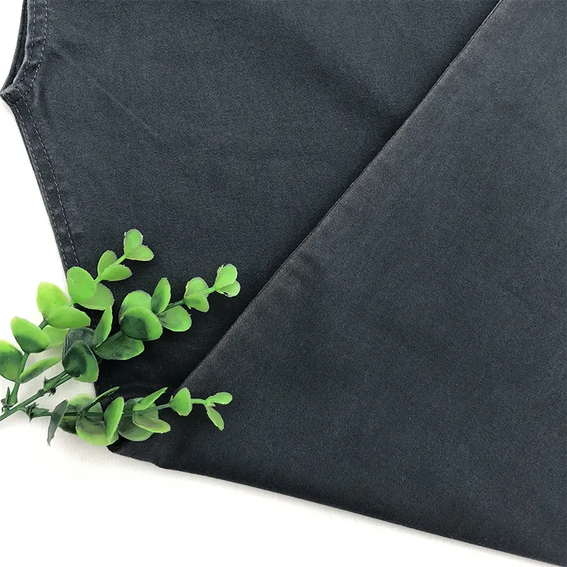 Elastic Comfortable Fabric Cotton Spandex Satin Fabric